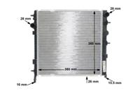 Radiateur MAHLE, u.a. für Citroën, Peugeot