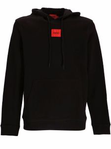 HUGO hoodie Terry - Noir