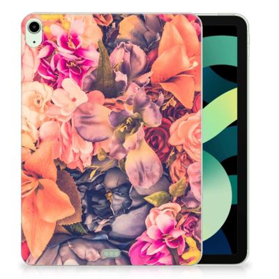 iPad Air (2020/2022) 10.9 inch Siliconen Hoesje Bosje Bloemen iPad Air (2020/2022) 10.9 inch Siliconen Hoesje Bosje Bloemen