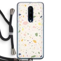 Terrazzo N°21: OnePlus 7 Pro Transparant Hoesje met koord