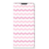 Motorola Edge 30 Pro | Hoesje met Magneet | Waves Roze