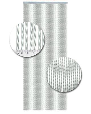 Vliegengordijn Kunststof Napoli Zilver - 92cm x 210cm