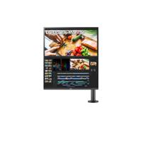 LG DualUp Ergo 28MQ780-B Monitor Zwart