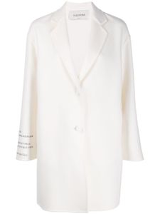 Valentino Garavani manteau à détails brodés - Tons neutres