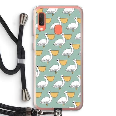 Pelican: Samsung Galaxy A20e Transparant Hoesje met koord