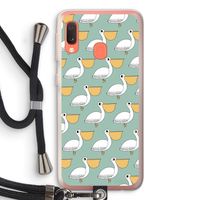 Pelican: Samsung Galaxy A20e Transparant Hoesje met koord