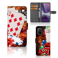 OnePlus 8T Wallet Case met Pasjes Casino