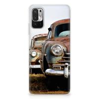 Xiaomi Redmi Note 10/10T 5G | Poco M3 Pro | Siliconen hoesje | met foto Vintage Auto