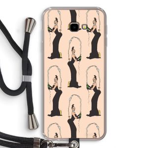 Pop Some Kim: Samsung Galaxy J4 Plus Transparant Hoesje met koord