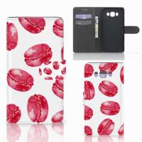 Samsung Galaxy J7 2016 | Book Cover | Pink Macarons