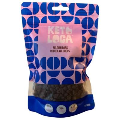 Keto Loca Pure Belgische Chocolade Druppels, 70% (300 gr)