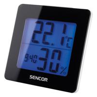 Sencor SWS 1500 B digitale weerstation Zwart LCD Batterij/Accu