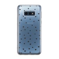 Kleine kattenkopjes: Samsung Galaxy S10e Transparant Hoesje Kleine kattenkopjes: Samsung Galaxy S10e Transparant Hoesje