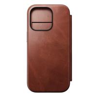 Nomad Modern Horween lederen folio iPhone 16 Pro - Olde Dublin