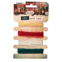 Studio Light • festive nostalgia ribbon organza 5mm & hemp cord
