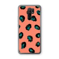 Pink Cheetah: Xiaomi Redmi 9 Transparant Hoesje
