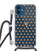 Poop emoji: iPhone 12 mini Transparant Hoesje met koord