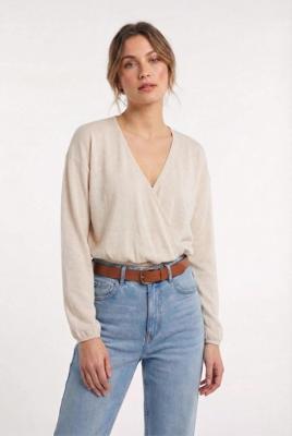 Moscow 58-04-lena Sweater 320-1 Cream Solid