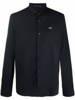 Philipp Plein chemise à patch logo - Noir