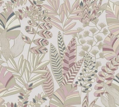 AS Creation Antigua - Rose - Planten Behang - 390954