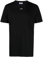 Off-White Arrows-embroidered cotton T-shirt - Noir - thumbnail