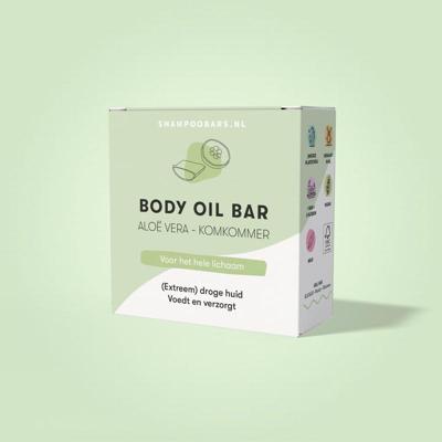 Shampoobars Body oil bar aloe vera & komkommer