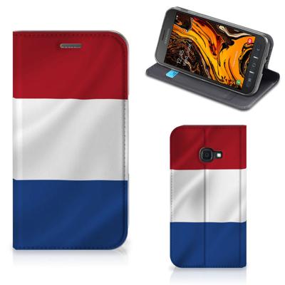 Samsung Galaxy Xcover 4s | Standcase | Nederlandse Vlag