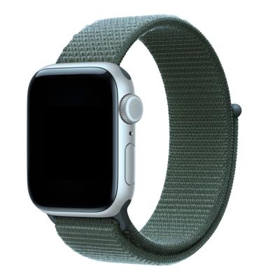 Apple Watch Bandje Flyne - Geweven - Nylon - Bosgroen -