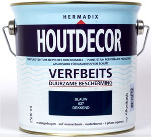 Houtdecor 627 blauw 2500 ml - Hermadix