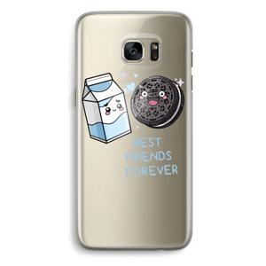 Best Friend Forever: Samsung Galaxy S7 Edge Transparant Hoesje