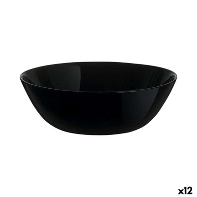 Aperitiefschaaltje Luminarc Zelie Negro Zwart Glas (12 Stuks)