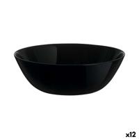 Aperitiefschaaltje Luminarc Zelie Negro Zwart Glas (12 Stuks)