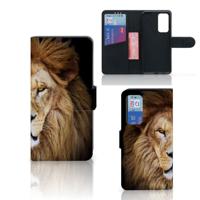 Huawei P40 | Telefoonhoesje | Met pasjeshouder | Leeuw