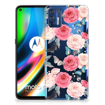 Motorola Moto G9 Plus | TPU Case | Butterfly Roses Motorola Moto G9 Plus | TPU Case | Butterfly Roses