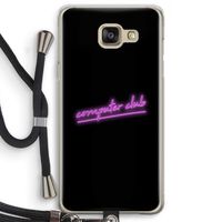 Vice Black: Samsung Galaxy A5 (2016) Transparant Hoesje met koord