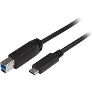 StarTech.com USB315CB2M 2m USB C USB B Zwart USB-kabel