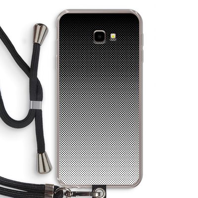 Musketon Halftone: Samsung Galaxy J4 Plus Transparant Hoesje met koord