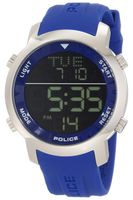 Horlogeband Police PL12898JS-02 Silicoon Blauw 22mm