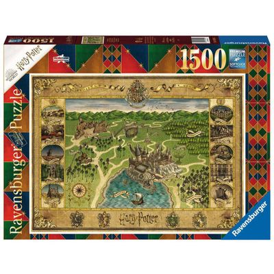 Harry Potter - Hogwarts Map Puzzel