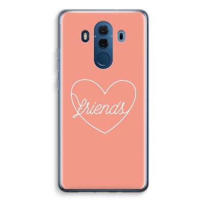 Friends heart: Huawei Mate 10 Pro Transparant Hoesje