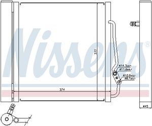 Condensor, airconditioning 94543