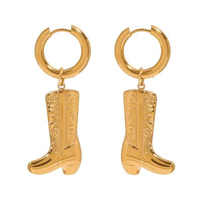 Cowboy Oorbellen goud
