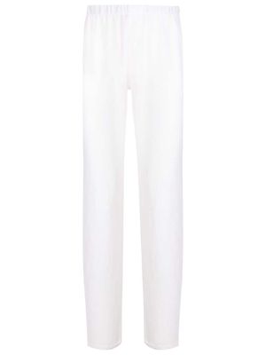 Amir Slama pantalon droit à taille élastiquée - Blanc