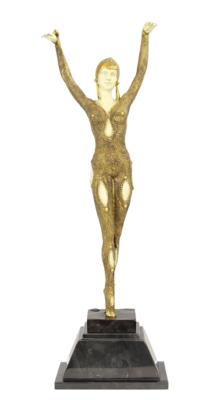 A BRONZE SCULPTURE CALLED "DOURGA"