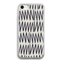 Marrakech Zigzag: iPhone SE 2020 Transparant Hoesje