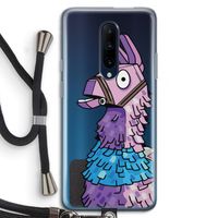 Lama: OnePlus 7 Pro Transparant Hoesje met koord