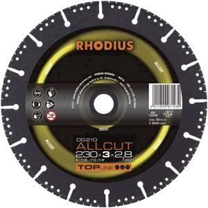 Rhodius 303390 DG210 ALLCUT Diamanten doorslijpschijf Diameter 180 mm Boordiameter 22.23 mm 1 stuk(s)