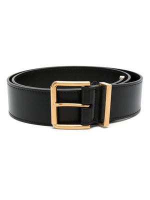 Chloé ceinture en cuir à boucle - Noir