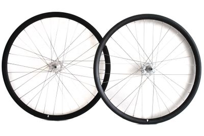 Weinmann DP18 Fixed Gear Wielset - Zwart/Zilver