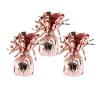 Haza Ballon gewichtjes - 3x - rose goud - 170 gram - gewichtjes voor helium ballontrosjes